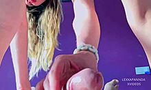 Shy Teen Blonde Gives Blowjob, Then Has Sex With Amateur Couple