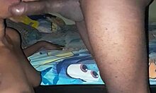 Horny girlfriend tries first blowjob on boyfriend 😍