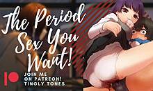 The period sex you crave with ASMR boyfriend roleplay audio