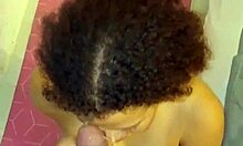 teen amateur demands cum on her face after blowjob in casual setting