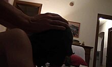 Laura bound and gagged endures deepthroat and pussy fucking in blindfolded amateur scene