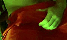 What's the Christmas surprise for this hung guy?