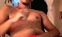 What's the Christmas surprise for this hung guy?