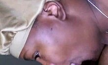 Ebony Bonnet Sucks Cock With Deep Emotion In Public