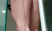 ela volta da academia toma banho gostoso e filma tudinho pra você parte 1 😍