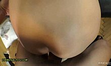 Tall teen elena vedem has ultra intense orgasm on monster cock