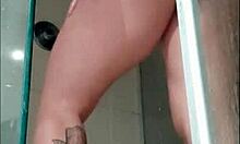 ela volta da academia toma banho gostoso e filma tudinho pra você parte 1 😍