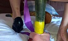 Velvet Rain, 23, toys herself to wild squirting