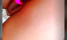 colombian teen plays with her ass using toys