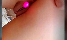 colombian teen plays with her ass using toys