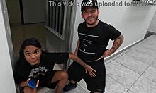 Pitoco rolls up on the hot nymphet Jasmine Santanna to smash