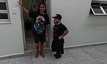 Pitoco rolls up on the hot nymphet Jasmine Santanna to smash