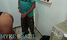 Fanny Prado cheats with the tiler while boss is away.