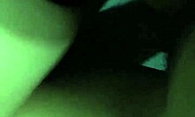 vianey in blue lingerie takes doggystyle position