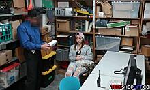 I got caught shoplifting and fucked by security