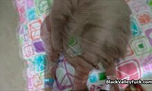 Ebony beauty Harmonie blows cock after taco in interracial casting interview.