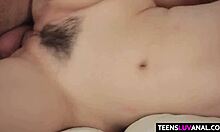 Sweety Yhivi takes it deep in her tight asshole, stretching for teen anal pleasure