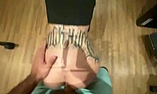 did i fuck that redhead latina teen on all fours in the gym