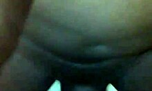 Amateur milf squirts pussy while sucking big black monster cock