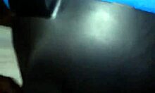 Amateur milf squirts pussy while sucking big black monster cock