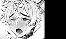 moaning during bisexual masturbation with cum