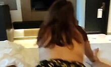 Sexy Petite Asian Girlfriend Bounces on Cock. She Grinds Hard for Intense Pleasure!