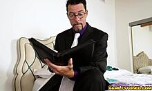 Jade Nile Sneaks a Sizzling Blowjob on Step Dad