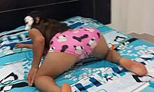 Stepsister Dances In Sexy Pajamas