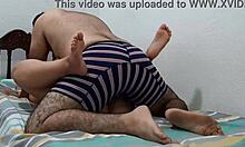 وااو! فتاة لاتينية 18+ تمارس الجنس بقوة في غرفة نوم والدي بأسلوب ميشنري بري.