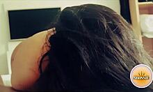 Lady Rides Friend Cowgirl Style and Takes Doggystyle Hard