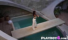 Perfect tits ebony milf lily andrews poses naked before hot latina teen 18+ carolina reyes shows hot body