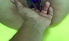 latina milf intensely masturbates her big ass solo