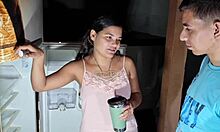 it was late, he came to buy the fridge and ended up fucking my ass