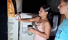 it was late, he came to buy the fridge and ended up fucking my ass