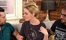 Charlie Bent Over In Intense Spit Roast With David And Alex