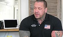 Macarena Lewis and Rob Diesel in raw gym action.