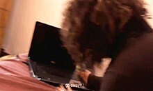 my stepsister catches me masturbating and things get steamy