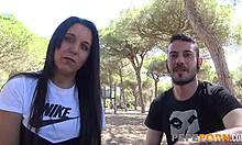 Silvia Loves Sex More When She Thinks Someone Could Watch Her. She Masturbates With Small Natural Tits.