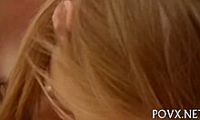 I-I watch this impressive cock-sucking action from pov, it's so hardcore