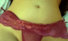 Amateur with natural tits masturbates her tight little ass intensely, part 3.