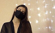 Sexy Brunette Latina Teen Gives Intense Handjob and Cumshot