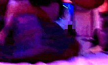 Trio with two stunning latina teens in school uniforms getting cum on faces