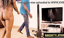 sex addicted wife fucks neighbor fixing electrical fault in hardcore cowgirl