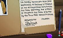 Want to see big tits teen in anal game?