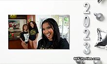 Gfs In Sparkly Dress Demand Cock On Nye