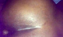 Ebony amateur gets anal doggystyle assfucking