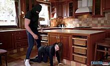 Small breasted blonde gets her ass fucked hard by Max