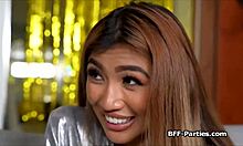 Gfs In Sparkly Dress Demand Cock On Nye