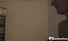 i hot brunette in socks, shaved pussy, horny solo play, homemade fun