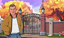 Want to see big tits teen in anal game?